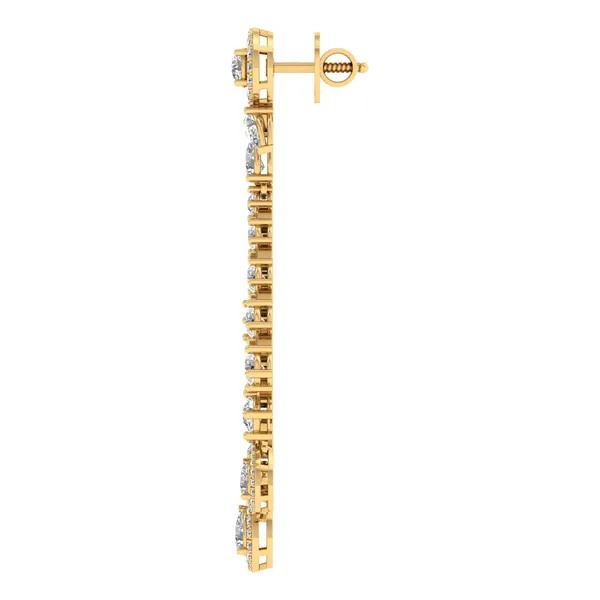 Julienne Filigree Grand Cascade Earrings - View 3