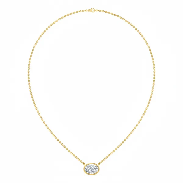 Elegant Rope Diamond Necklace - Laboratory-Grown Diamond Necklace