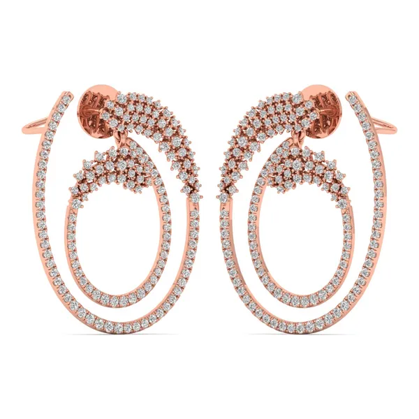 The Xanthe Bloom Waterfall Earrings - View 2