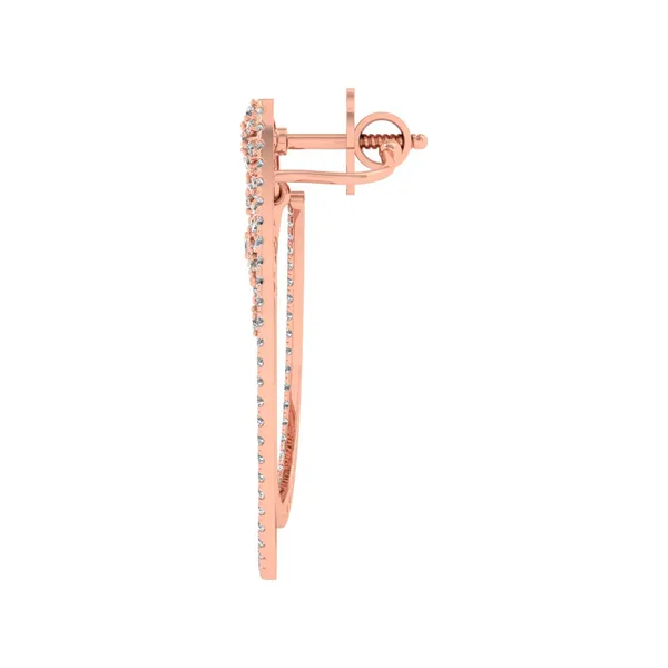 The Xanthe Bloom Waterfall Earrings - View 3
