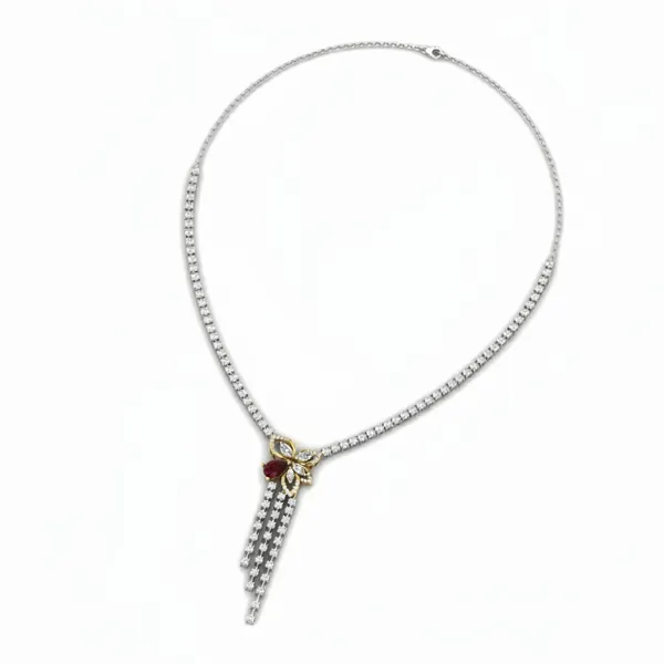 Majestic Opera Diamond Necklace - View 3