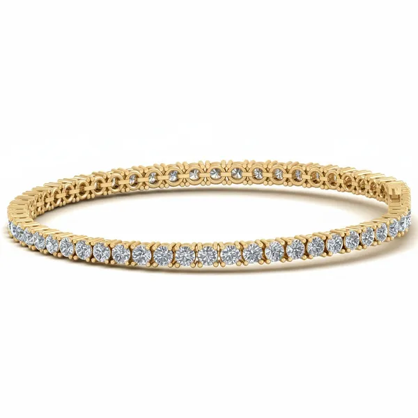 Sparkling Box-Chain Diamond Bracelet - View 2
