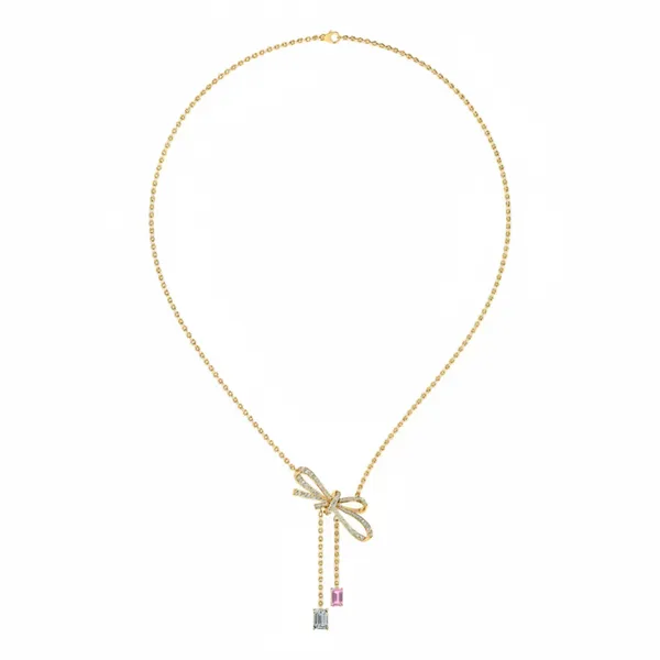 Dazzling Statement Diamond Necklace - Laboratory-Grown Diamond Necklace