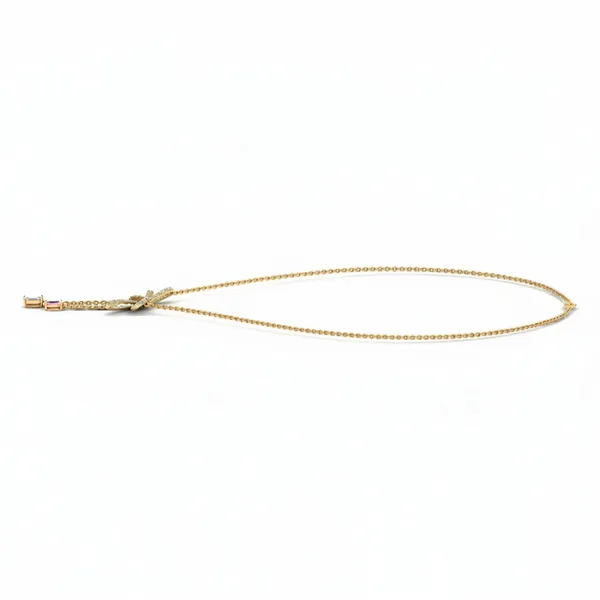 Dazzling Statement Diamond Necklace - View 2