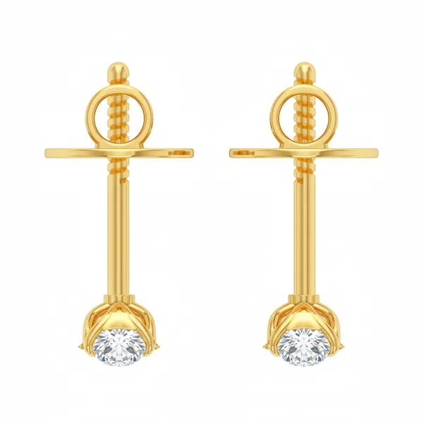 The Leandra Beacon Diamond Studs - View 4