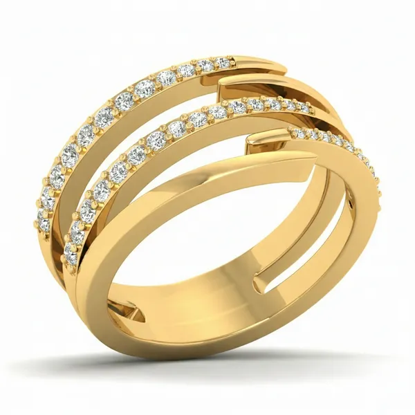 Couture Channel Diamond Ring - Laboratory-Grown Diamond Ladies Ring