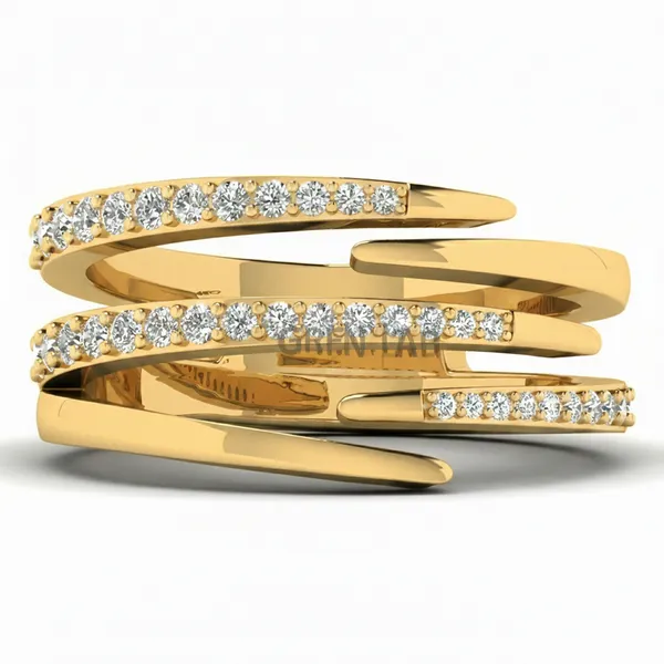 Couture Channel Diamond Ring - View 2