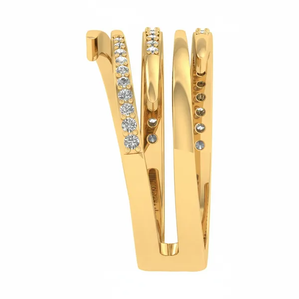 Couture Channel Diamond Ring - View 4