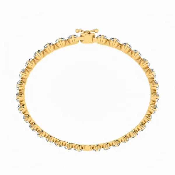 Ravishing Moonbeam Diamond Bangle - View 3