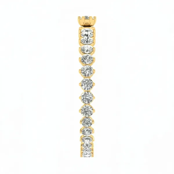 Ravishing Moonbeam Diamond Bangle - View 4