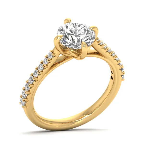 Alluring Moonbeam Diamond Ring - Laboratory-Grown Diamond Ladies Ring