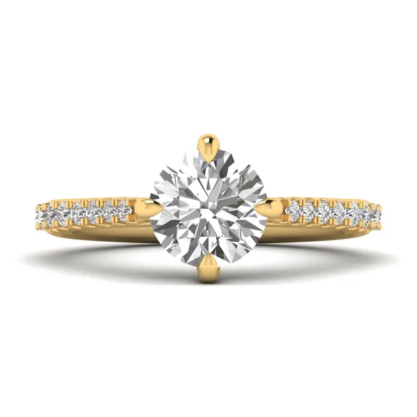 Alluring Moonbeam Diamond Ring - View 2