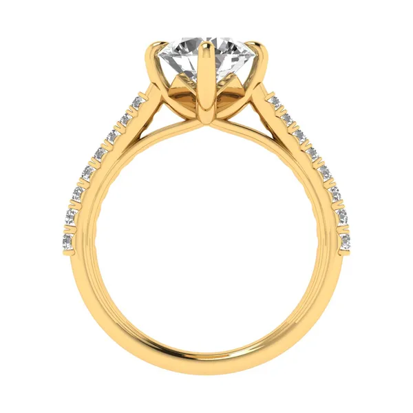 Alluring Moonbeam Diamond Ring - View 3