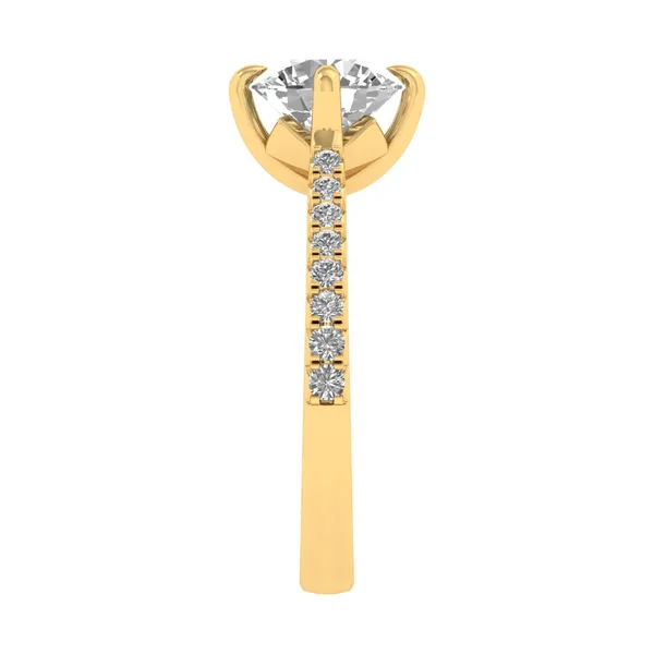 Alluring Moonbeam Diamond Ring - View 4