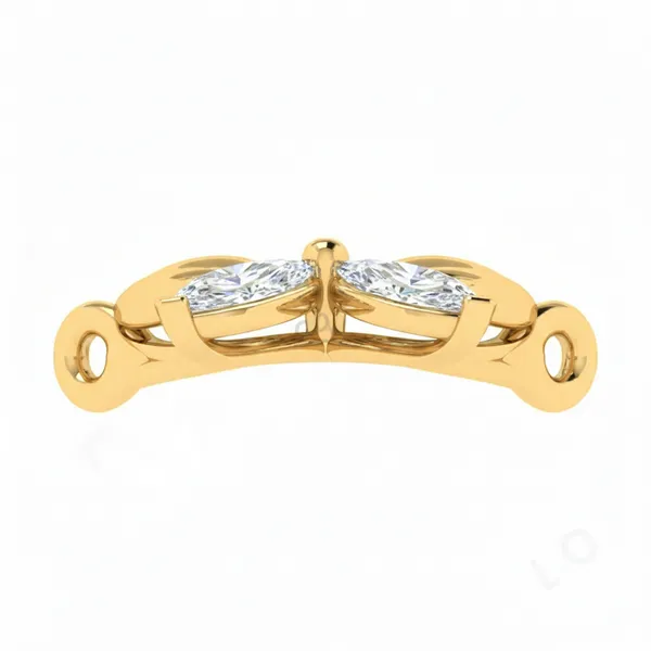 Vivid Traditional Diamond Mangalsutra - View 4
