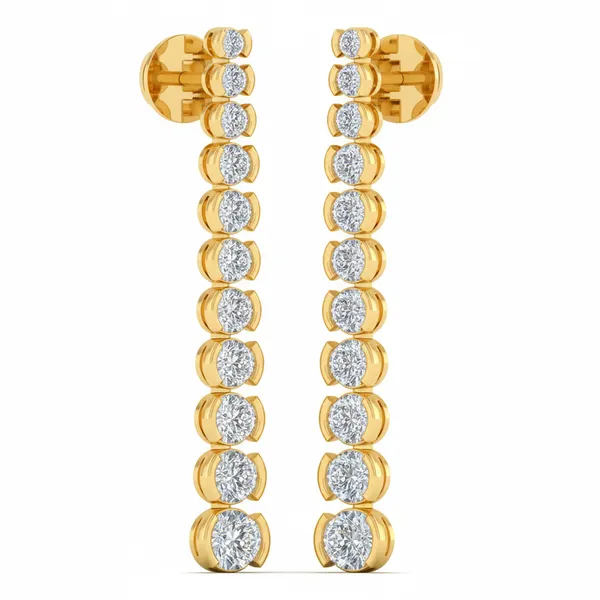 Umbria Spiral Multi-Stone Earrings - View 2
