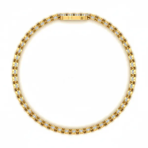 Golden Sunset Diamond Bracelet - View 3