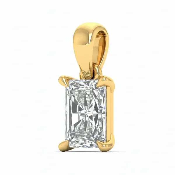 Glamorous Classic Diamond Pendant - View 2