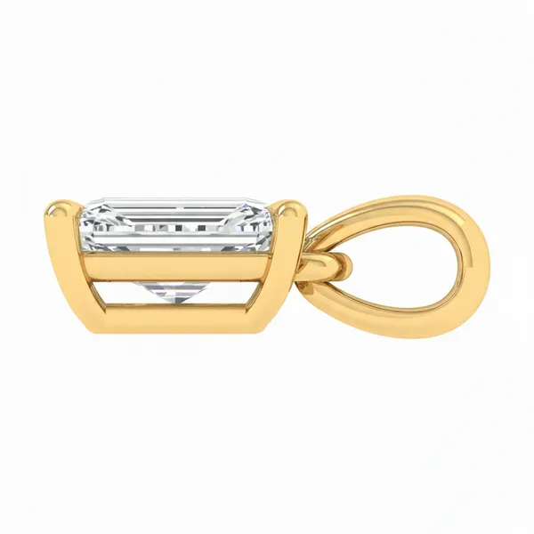 Glamorous Classic Diamond Pendant - View 3