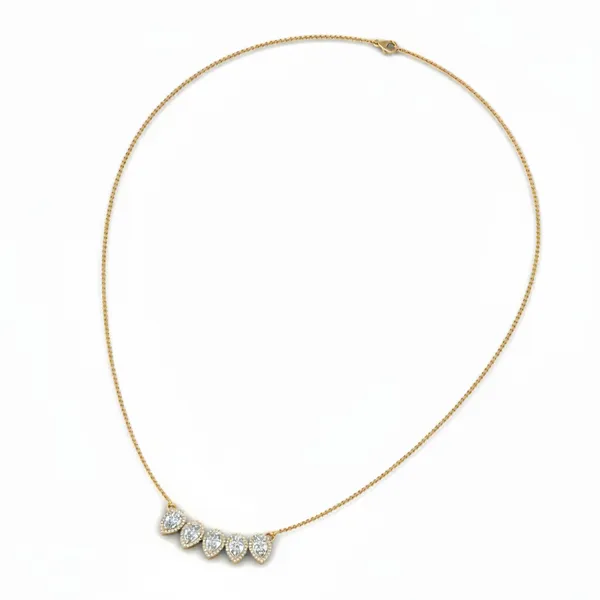 Refined Matinee Diamond Necklace - View 3