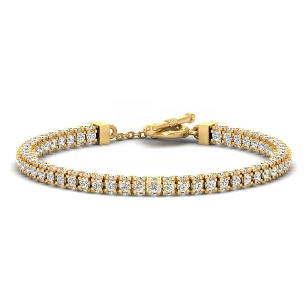 Dreamy Floral Diamond Bracelet - Laboratory-Grown Diamond Ladies Bracelet