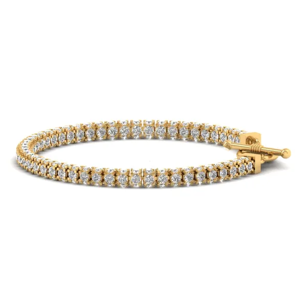 Dreamy Floral Diamond Bracelet - View 2