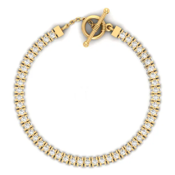 Dreamy Floral Diamond Bracelet - View 3