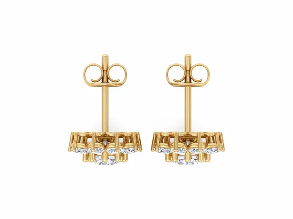 Kiara Crest Swing Earrings - View 2