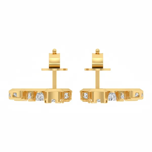 Lysandra Cluster Earrings - View 4