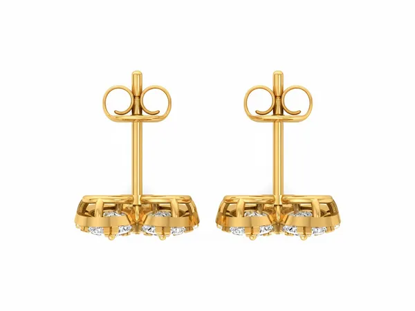 The Aeterna Lily Cluster Earrings - View 2