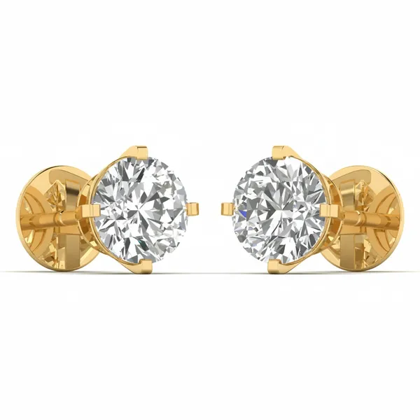 The Cressida Tiara Diamond Studs - View 2