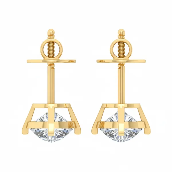 The Cressida Tiara Diamond Studs - View 4