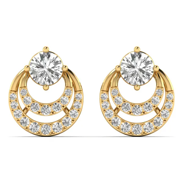 Maëlys Mosaic Swing Earrings - Laboratory-Grown Diamond Earrings