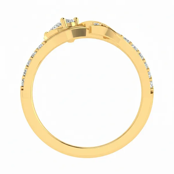 Striking Art Deco Diamond Ring - View 3