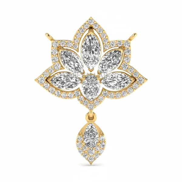 Imperial Geometric Diamond Pendant - Laboratory-Grown Diamond Pendant