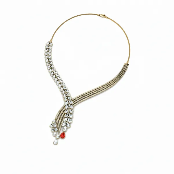 Sublime Waterfall Diamond Necklace - View 3