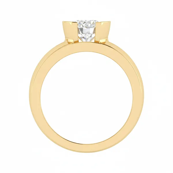 Sleek Lattice Diamond Ring - View 3