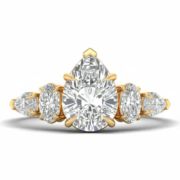 Mesmerizing Cathedral Diamond Ring - View 2