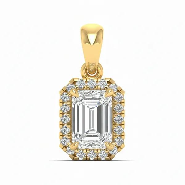 Brilliant Evil Eye Diamond Pendant - Laboratory-Grown Diamond Pendant