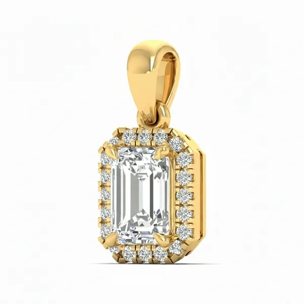 Brilliant Evil Eye Diamond Pendant - View 2