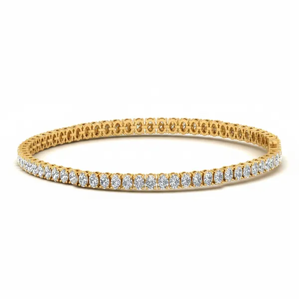 Bespoke Curb Diamond Bracelet - View 2