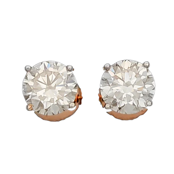 Blissful Riviera Diamond Stud Earrings - Laboratory-Grown Diamond Stud Earrings