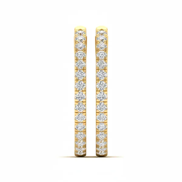 Clarion Crescent Swing Earrings - Laboratory-Grown Diamond Earrings