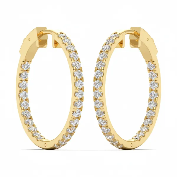 Clarion Crescent Swing Earrings - View 2