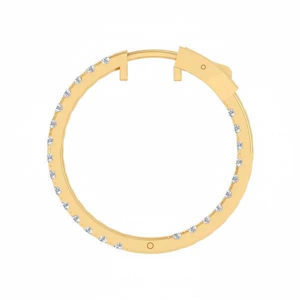 Clarion Crescent Swing Earrings - View 3