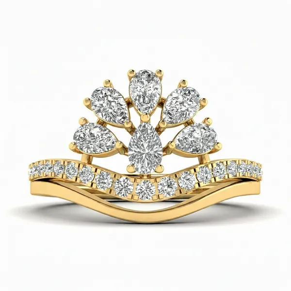 Sparkling Pave Diamond Ring - View 2