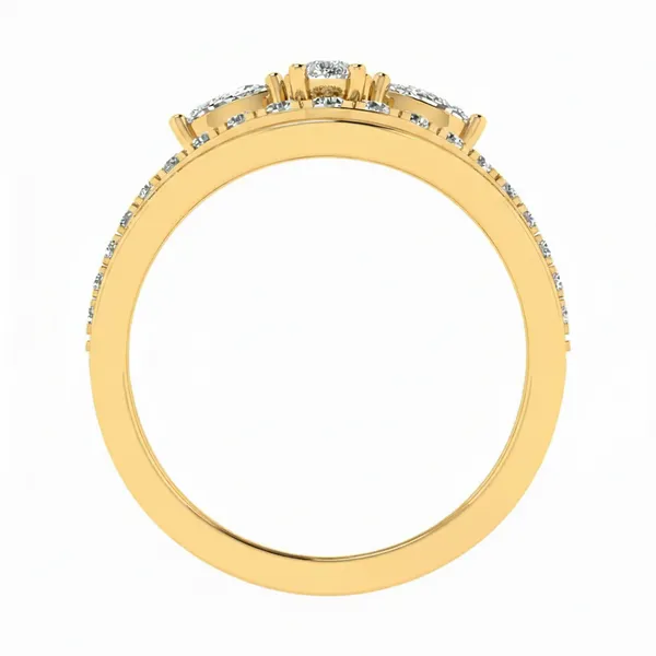 Sparkling Pave Diamond Ring - View 3