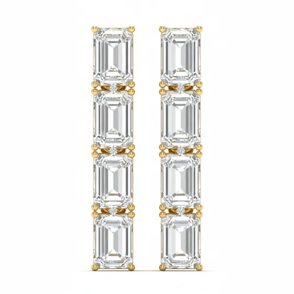 Kiara Bloom Pavé Studs - Laboratory-Grown Diamond Earrings