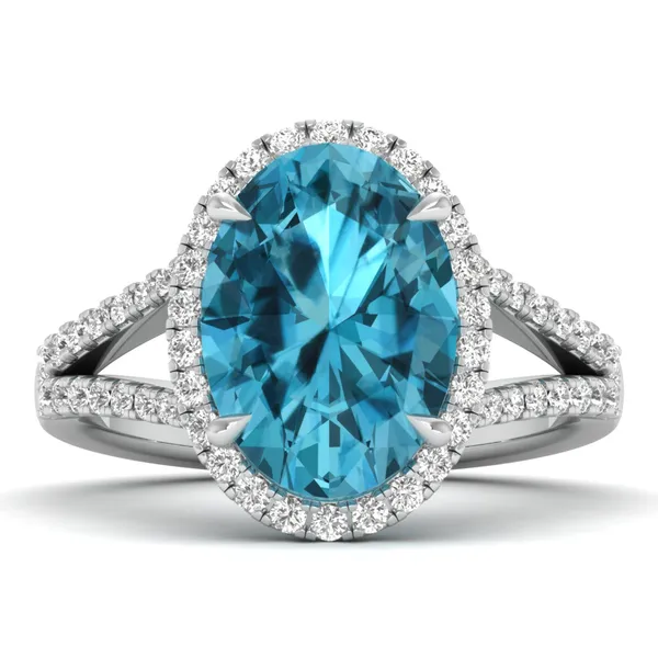 Gleaming Floral Diamond Ring - View 2