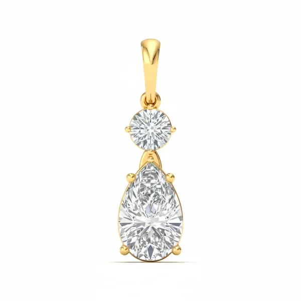 Chic Modern Diamond Pendant - Laboratory-Grown Diamond Pendant